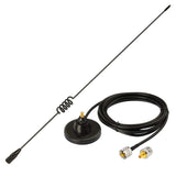 Dual Band VHF UHF 136-174MHz 400-480MHz CB Radio Antenna,Magnetic Base PL-259 Male Antenna for Vehicle Car Truck SUV RV CB Ham Radio Two Way Radio Amateur Radio Mobile Transceiver Radio Scanner