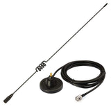 VHF UHF Police Scanner Antenna,CB Radio Ham Radio Home Mobile Radio Scanner Antenna,Magnetic Base BNC Male Antenna Compatible with Uniden Bearcat Whistler Radio Shack Car Truck Police Scanner