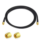 SMA Male to SMA Male Low Loss KSR-195 Coaxial Cable 3 feet / 1m for 4G LTE Router Cellular Cell Phone Signal Booster Amplifier RTL SDR USB ADS-B Receiver Ham Radio RF Explorer Spectrum Analyzer