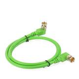 Eightwood BNC Cable 3G/HD SDI Cable(1M/3.28ft 75Ω) BNC to BNC Extension Coaxial Cable for Cameras and Video Equipment，Supports HD-SDI/3G-SDI/4K/8K，SDI Video Cable Green 1Pcs