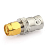 BNC Female to RP-SMA Male (Female pin) Straight Audio RF Coaxial Connector BNC RP-SMA Adapter 5pcs