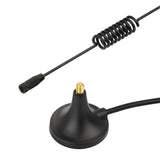 100MHz-1800MHz 1090MHz UHF VHF HF 5dBi MCX Plug Connector Magnetic Base Antenna Aerial for RTL SDR Software Defined Radio Aviation ADS-B Receiver USB Stick Dongle Modem