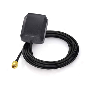 Vehicle Waterproof Active GPS Navigation Antenna with SMA Male Connector 3-5V DC for Vehicle Truck RV Motorhome Marine Boat GPS Navigation System GPS Tracker Locator Car Stereo Head Unit