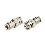 BNC Male Clamp Solder Attachment 50 Ohm Copper Coaxial Connector (4-Pack) Compatible with RG58 RG55 RG141 RG142 RG223 RG400 RG303 Low Loss 195 Coaxial Cable