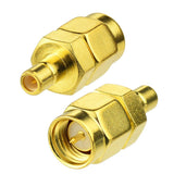 SMB to SMA Adapter Kit SMA Male to SMB Male + SMA Male to SMB Female RF Coaxial Connector for Sirius XM Satellite Radio Antenna 2pcs