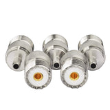 SO239 Connectors Crimp SO-239 UHF Female Jack RF Coax Connector for LMR-195 RG58 Coaxial Cable 5Pcs