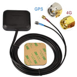 Vehicle GPS + 4G LTE Magnetic Mount Combination Antenna with SMA Connector for GPS BEIDOU Navigation Head Unit Car Telematics 4G LTE Mobile Cell Phone Booster System