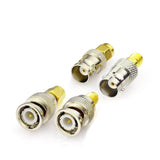 Eightwood SMA to BNC Adapter Kit SMA Male/Female to BNC Male/Female RF Coax Coaxial Connector Kit 4 Pcs