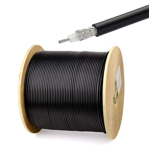 RG58 RF Coaxial Coax Cable 50 Feet (15.24 Meters)