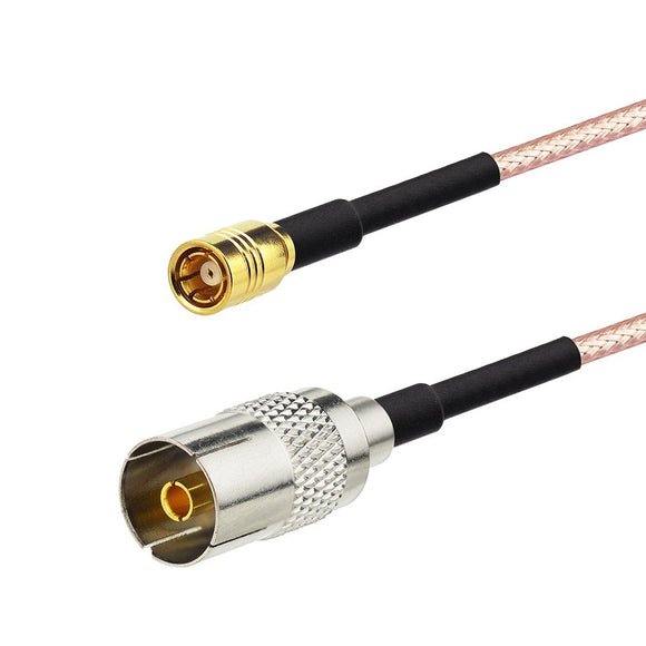 DAB Aerial Cable SMB Cable SMB Male to TV Female Connector Aerial Cable RG316 15cm for DAB Radio DAB Car Aerial Indoor TV Aerial DVBt Antenna GPS WiFi CCTV Cameral