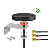 4G LTE MIMO Cellular GPS Fixed Bracket Wall Mount Antenna for 4G LTE GPS Cradlepoint IBR900 IBR1700 Sierra Wireless Airlink MG90 MP70 GX450 RV50 RV50X Industrial Gateway Modem Mobile Router