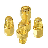 SMA Female/Male to RP-SMA Female/Male RF Coaxial Coax Adapter Connector Kit