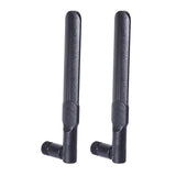 WiFi Antenna RPSMA 2.4G / 5G Antenna 8dBi Dual-Frequency RP SMA Wireless Antenna 2Pcs Compatible for Wifi Router Camera Wifi Dongle Wifi Card Wireless PCI Cards Wirelesse Bluetooth