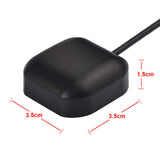 Vehicle Waterproof Active GPS Navigation Antenna with SMA Male Connector 3-5V DC for Vehicle Truck RV Motorhome Marine Boat GPS Navigation System GPS Tracker Locator Car Stereo Head Unit