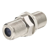 F Female to F Female Bulkhead Connector 2pcs F Type Coupler Extension Video Cables Adapter RF Coaxial Connector