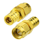 SMB to SMA Adapter Kit SMA Male to SMB Male + SMA Male to SMB Female RF Coaxial Connector for Sirius XM Satellite Radio Antenna 2pcs