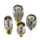 SMA Male/Female to Tnc Male/Female Adapter RF Coax Coaxial Connector Kit 4 Pcs