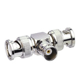 BNC Adapter BNC Female to BNC Double Male Coax Splitter 3 Way Coaxial Connector for Video and Broadcast Applications HDTV 2pcs