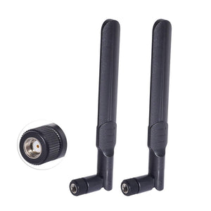 Dual Band WiFi 2.4GHz 5GHz 5.8GHz 8dBi RP-SMA Male Antenna (2-Pack) for Wireless Mini PCI Express WiFi Adapter PCIE Network Card USB WiFi Adapter WiFi Router Booster Extender Security Camera