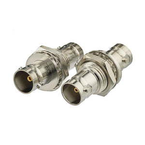 BNC Female to BNC Female 75 Ohm SDI Vedio Connector Adapter (2-Pack) Compatible with 4K HD SDI 3G SDI Vedio CCTV Surveillance Recorder Converter Broadcast Router Gateway Hub Camera Monitor