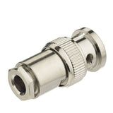 BNC Male Clamp Solder Attachment 50 Ohm Copper Coaxial Connector (4-Pack) Compatible with RG58 RG55 RG141 RG142 RG223 RG400 RG303 Low Loss 195 Coaxial Cable