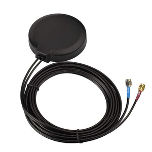 4G LTE Cellular GPS Combination Antenna,Outdoor Waterproof 4G LTE Cellular GPS Adhesive Magnetic Mount Antenna for Vehicle Router Industrial Vending Machine DTU Gateway Modem Terminal Server