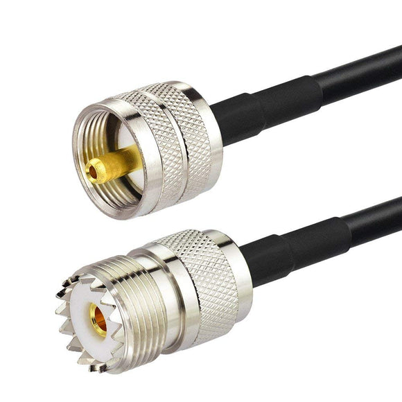 SO239 to PL259 UHF Coax RG58 Cable