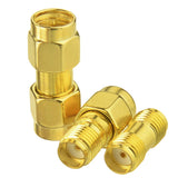 Roll over image to zoom in Eightwood SMA Adapter Kit SMA Male/Female to Male/Female RF Coax Coaxial Connector Kit 3 Pcs