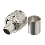 PL259 Connectors Crimp PL-259 UHF Male Plug RF Coaxial Connector for LMR400 RG8 9913 RG214 RG213 Coax Cable 2Pcs