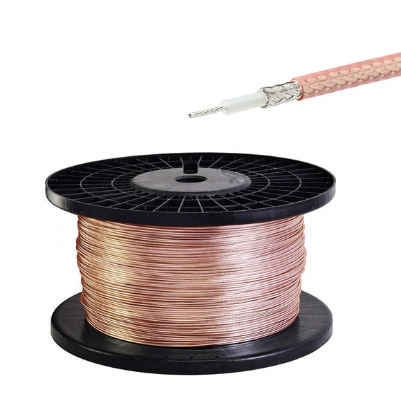 RG 316 Cable Low Loss RF Coaxial Coax Cable for DIY 60 Feet (18.28 Meters)