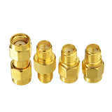 SMA Female/Male to RP-SMA Female/Male RF Coaxial Coax Adapter Connector Kit