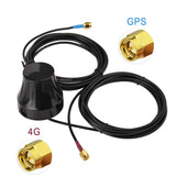 GPS + 4G LTE Combination Antenna Thru Hole Screw Mount SMA Connector for Car Truck RV GPS Navigation Head Unit Car Telematics 4G LTE Mobile Cell Phone Booster System