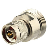 N Plug Male to 7/16 DIN Jack Female RF Coaxial Connector Adapter N to 7/16 DIN Adapter for Network Antenna