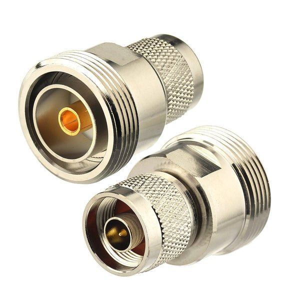 N Plug Male to 7/16 DIN Jack Female RF Coaxial Connector Adapter N to 7/16 DIN Adapter for Network Antenna