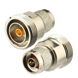 N Plug Male to 7/16 DIN Jack Female RF Coaxial Connector Adapter N to 7/16 DIN Adapter for Network Antenna