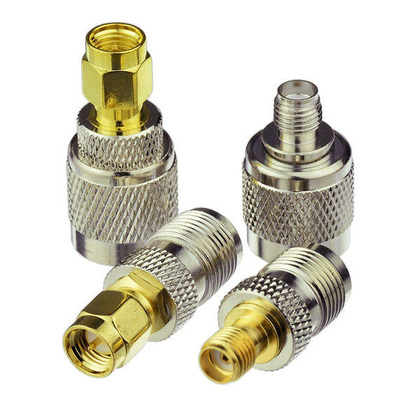 SMA Male/Female to Tnc Male/Female Adapter RF Coax Coaxial Connector Kit 4 Pcs