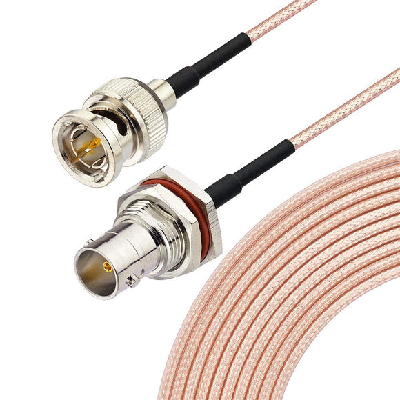 BNC Cable 3G/HD SDI Cable(200cm 75Ω) bnc Male to Female Extension Coaxial Cable for Cameras and Video Equipment，Supports HD-SDI/3G-SDI/4K/8K，SDI Video Cable (Straight,1Pcs)