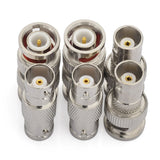 BNC Adapter Kit BNC Male/Female to Male/Female RF Coax Coaxial Connector Kit 6 Pcs