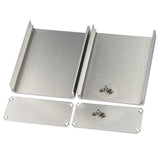 Extruded Aluminum Project Enclosure Electronic Box Split Body DIY - 4.33"x3.46"x1.50"(LxWxH)