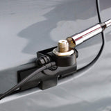 Vehicle CB Radio Antenna Fix Bracket Mounting Lip Mount with 20 feet UHF PL-259 Male to UHF SO-239 Female Bulkhead Mount RG58 Cable for Car Truck SUV CB Radio Amateur Radio Mobile Transceiver